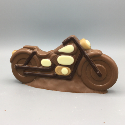 Schokoladenfigur Motorrad
