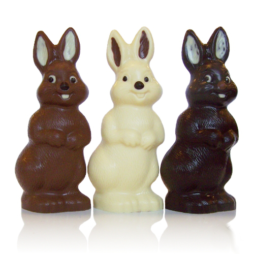 Schokoladenfigur Hase stehend